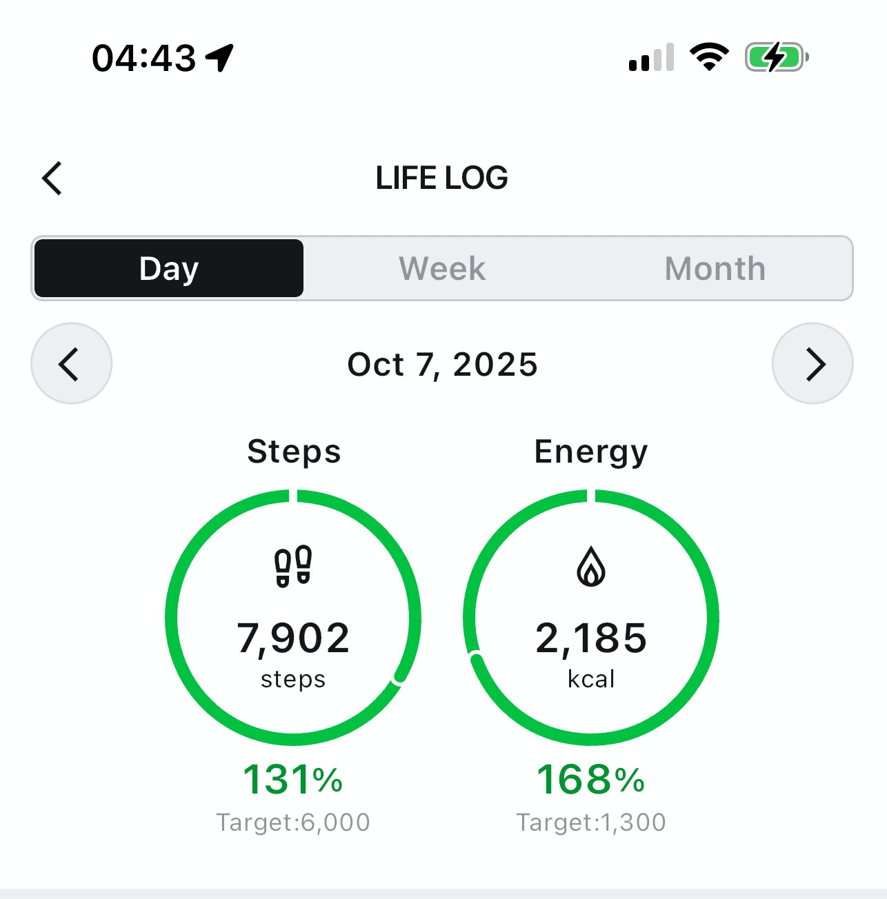 Casio energy consumption calculation