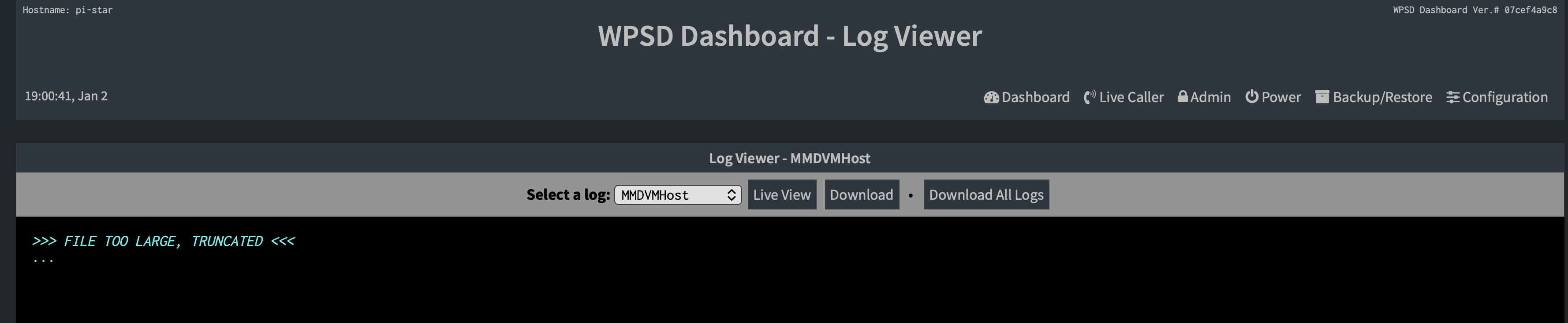 WPSD log viewer