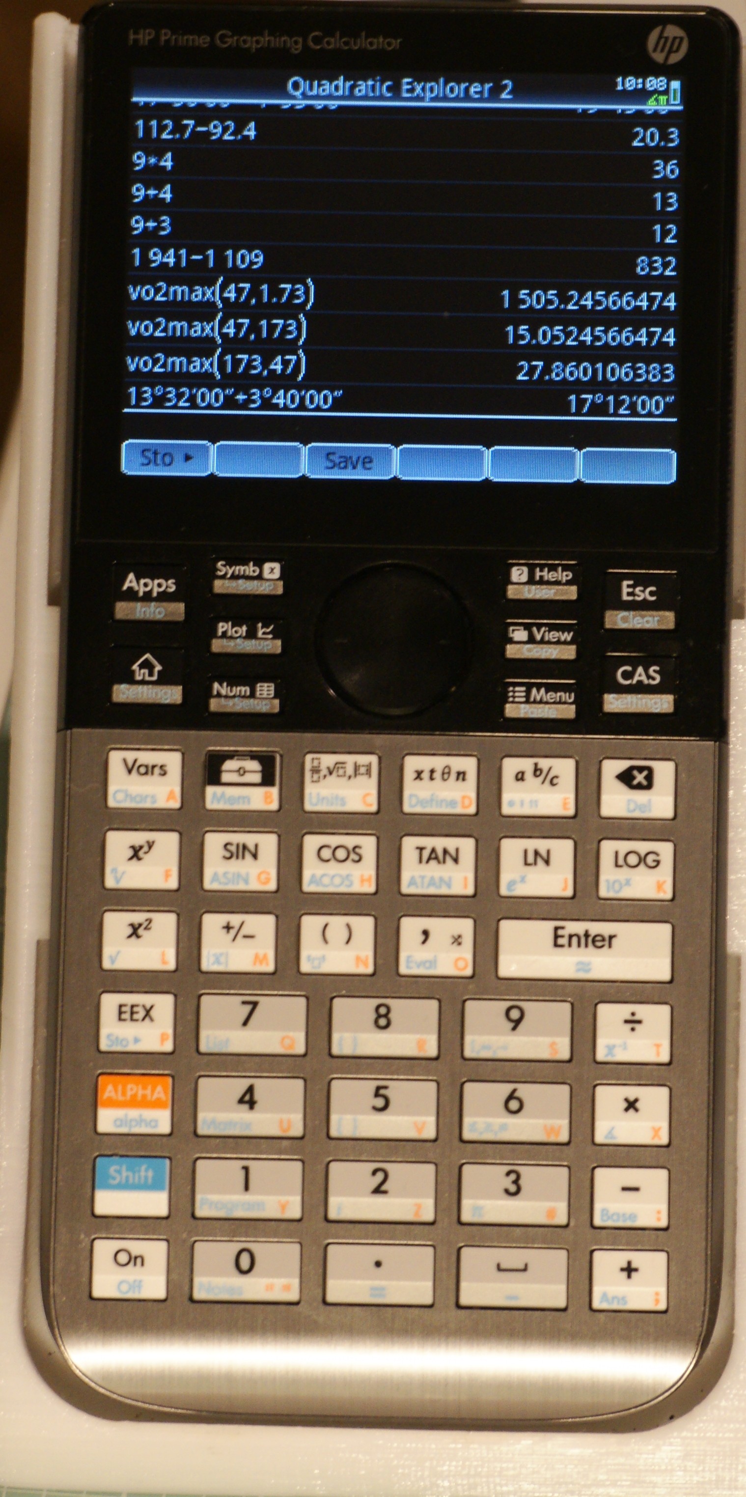 HP Prime G1 front